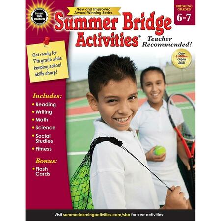 CARSON DELLOSA PUBLISHING Summer Bridge Activities Grade 6 to 7 CD-704702